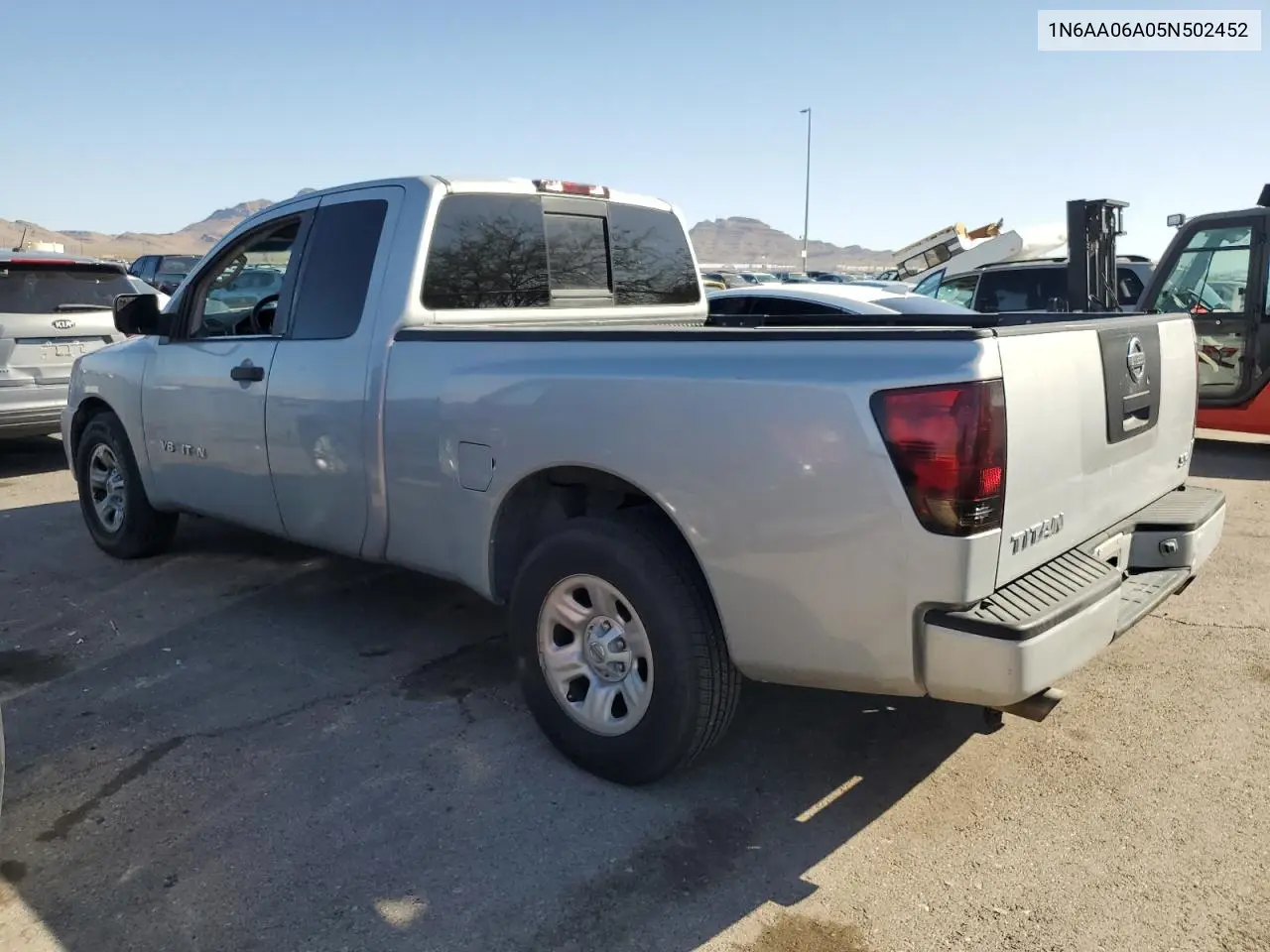 2005 Nissan Titan Xe VIN: 1N6AA06A05N502452 Lot: 52262495