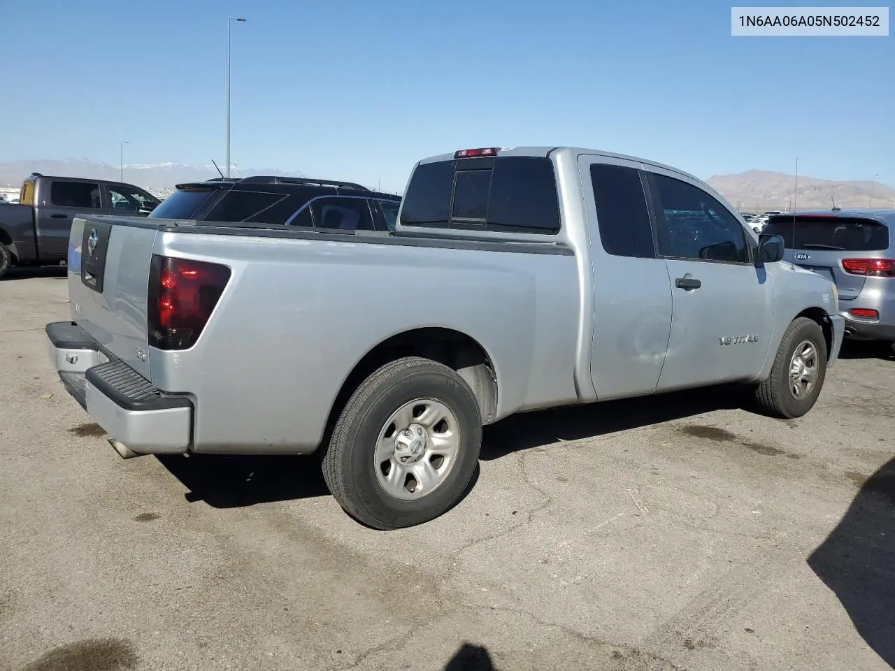 2005 Nissan Titan Xe VIN: 1N6AA06A05N502452 Lot: 52262495