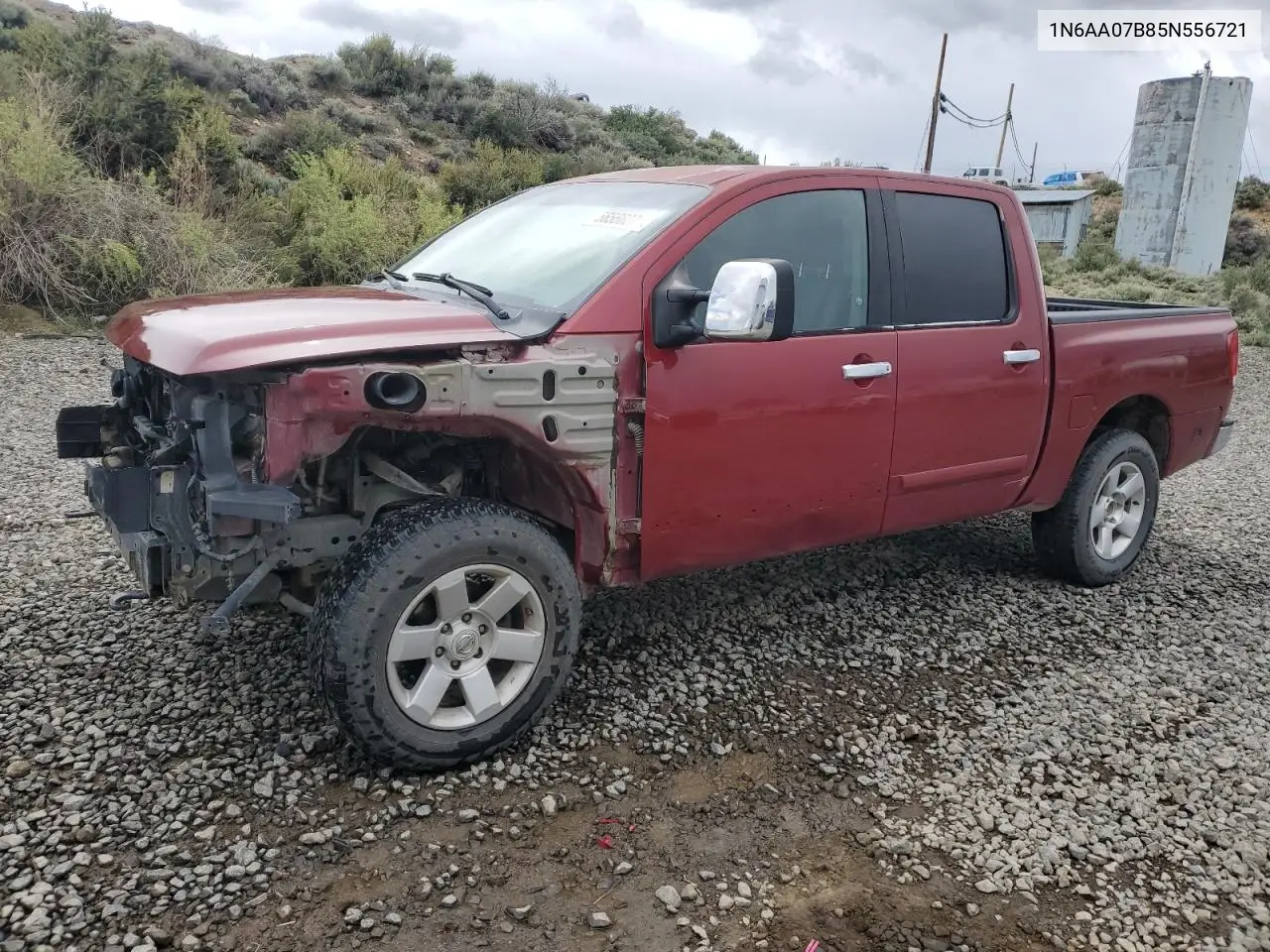 2005 Nissan Titan Xe VIN: 1N6AA07B85N556721 Lot: 56566275