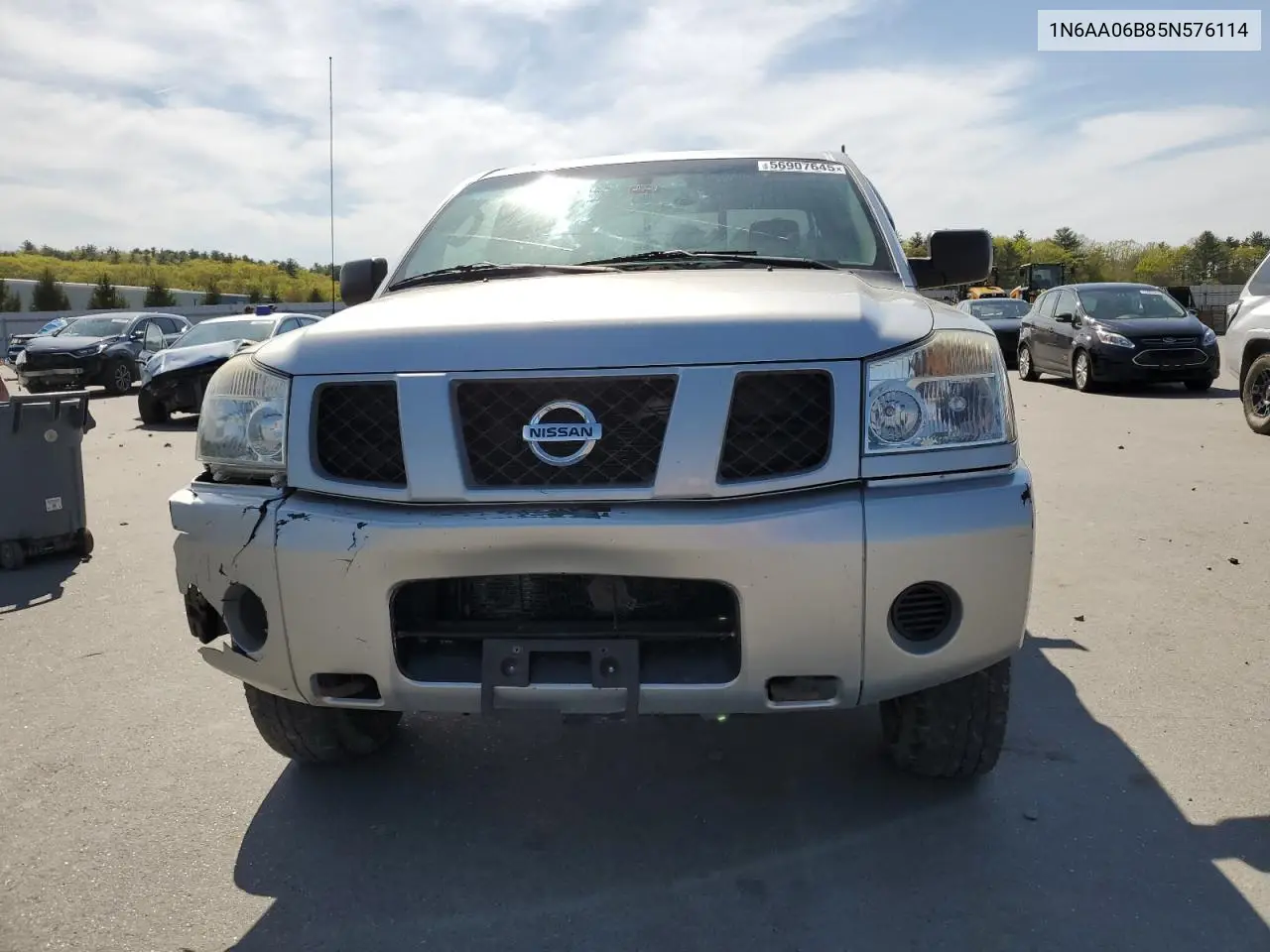 2005 Nissan Titan Xe VIN: 1N6AA06B85N576114 Lot: 56907645