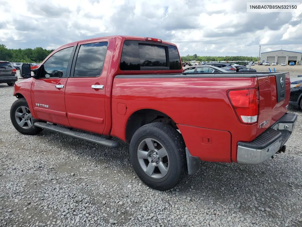 2005 Nissan Titan Xe VIN: 1N6BA07B85N532150 Lot: 56941425