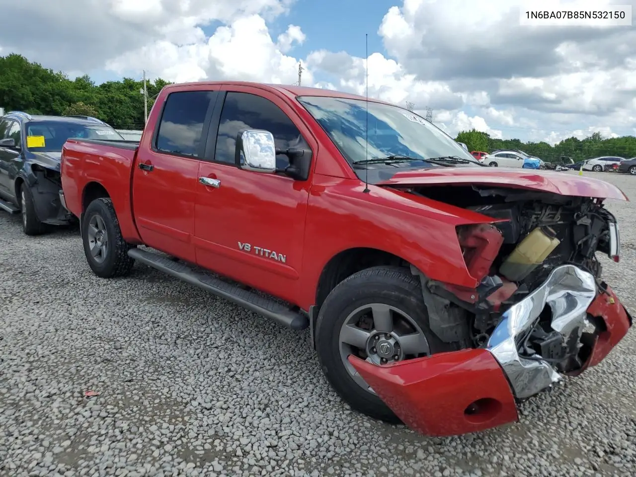 2005 Nissan Titan Xe VIN: 1N6BA07B85N532150 Lot: 56941425