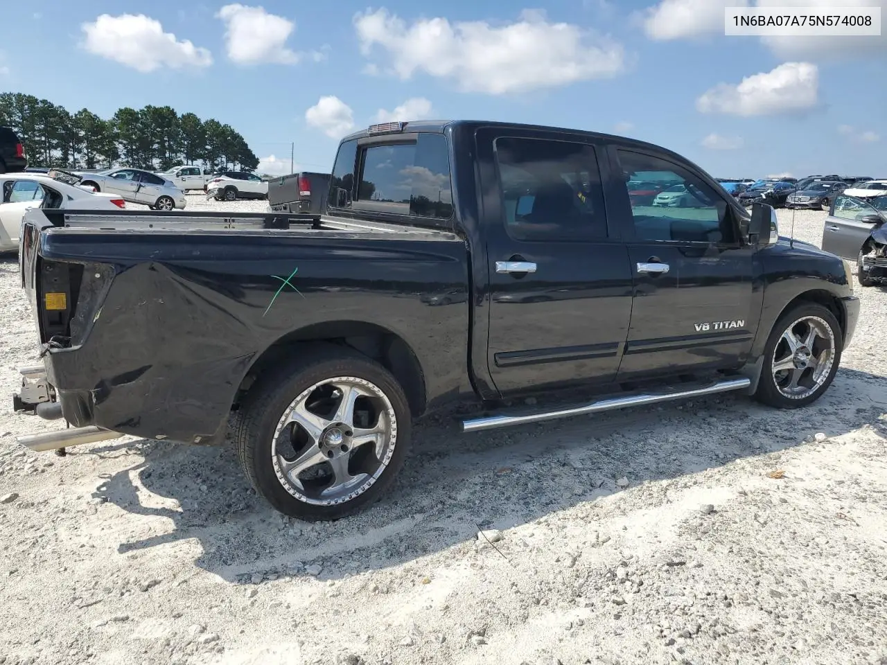 2005 Nissan Titan Xe VIN: 1N6BA07A75N574008 Lot: 62339775