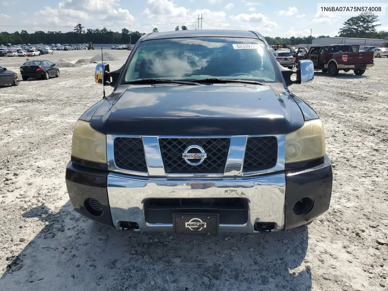 2005 Nissan Titan Xe VIN: 1N6BA07A75N574008 Lot: 62339775