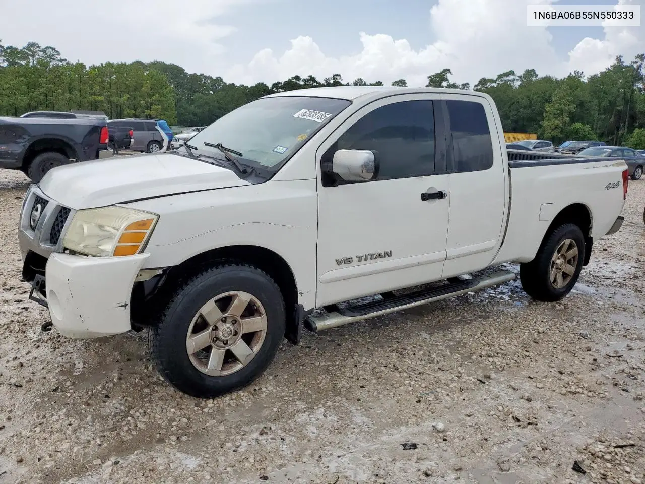 2005 Nissan Titan Xe VIN: 1N6BA06B55N550333 Lot: 62938185