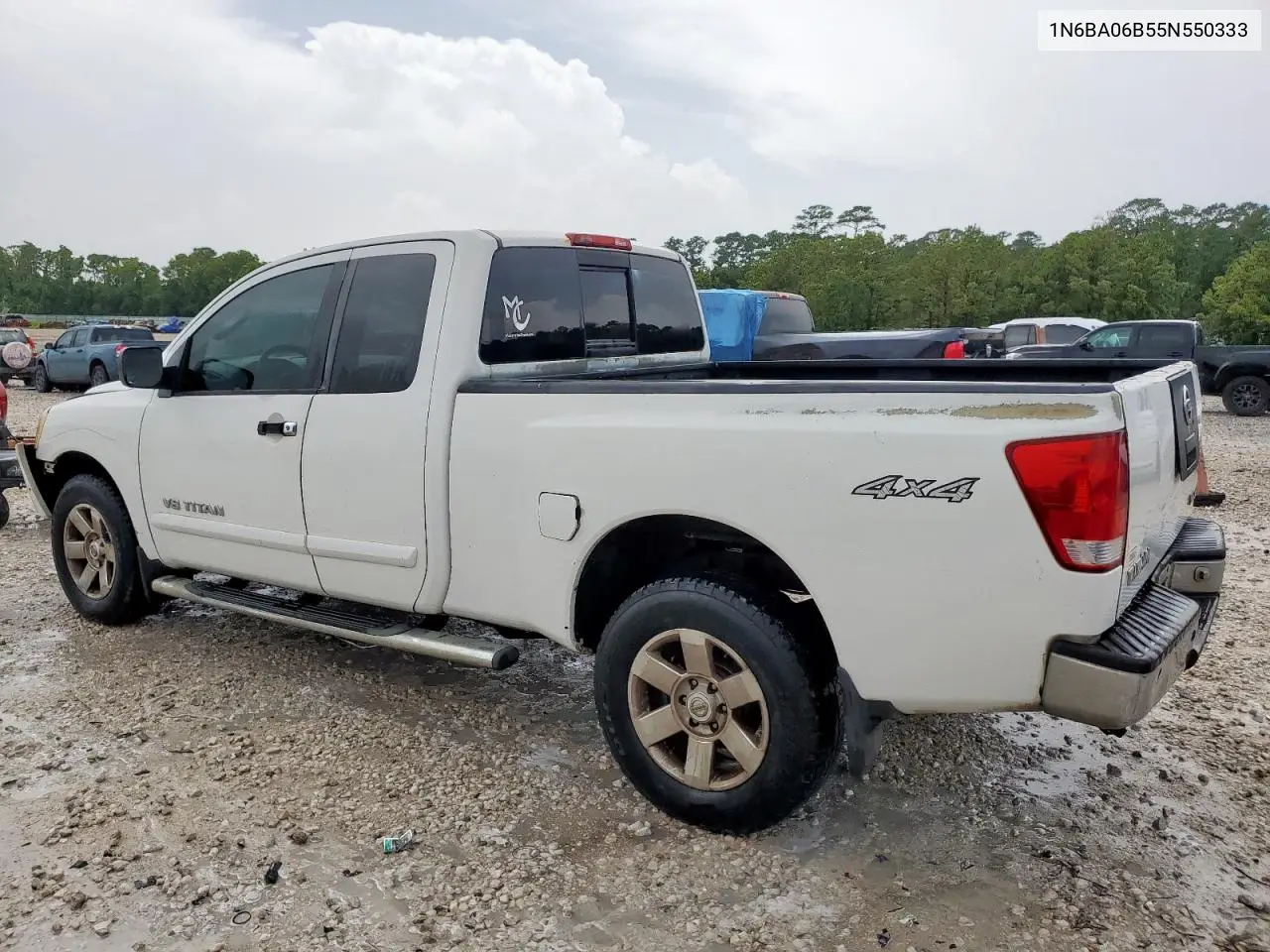 2005 Nissan Titan Xe VIN: 1N6BA06B55N550333 Lot: 62938185