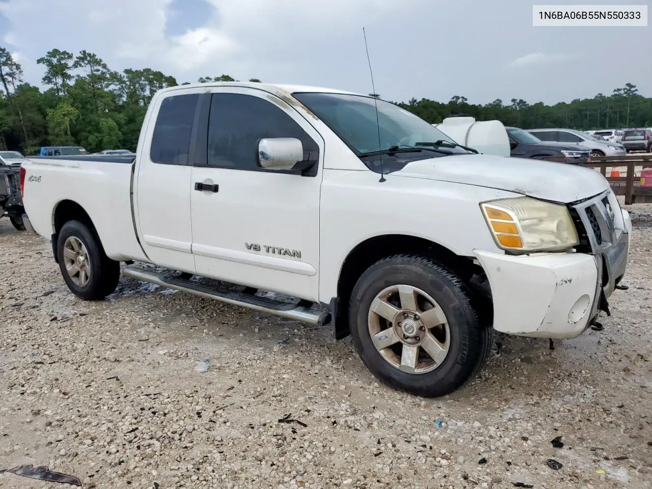 2005 Nissan Titan Xe VIN: 1N6BA06B55N550333 Lot: 62938185