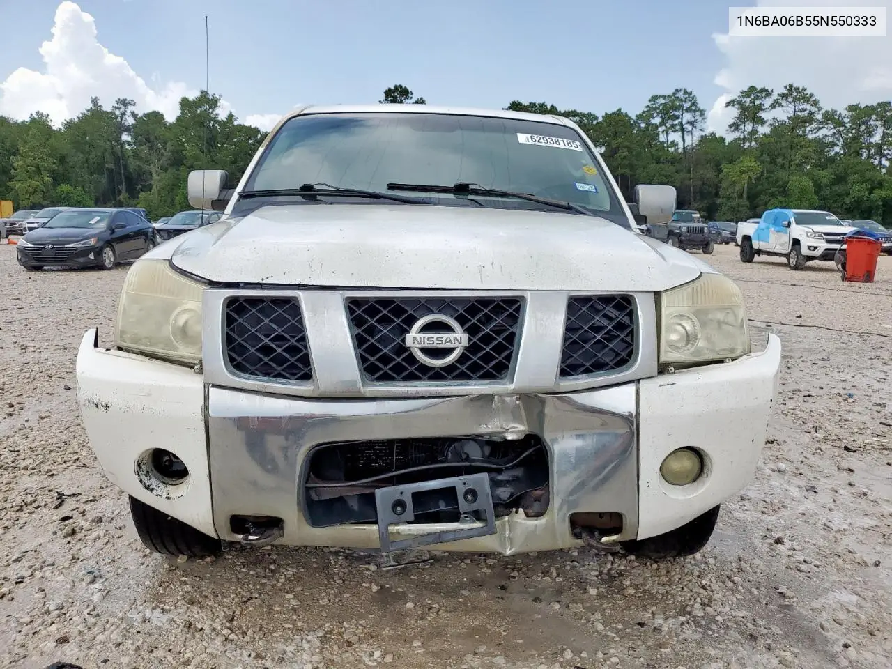 2005 Nissan Titan Xe VIN: 1N6BA06B55N550333 Lot: 62938185
