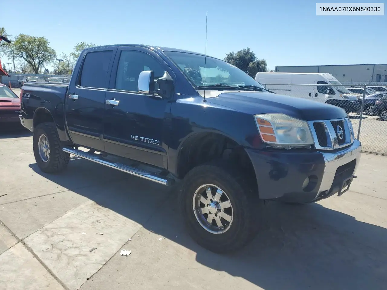 2006 Nissan Titan Xe VIN: 1N6AA07BX6N540330 Lot: 50526555
