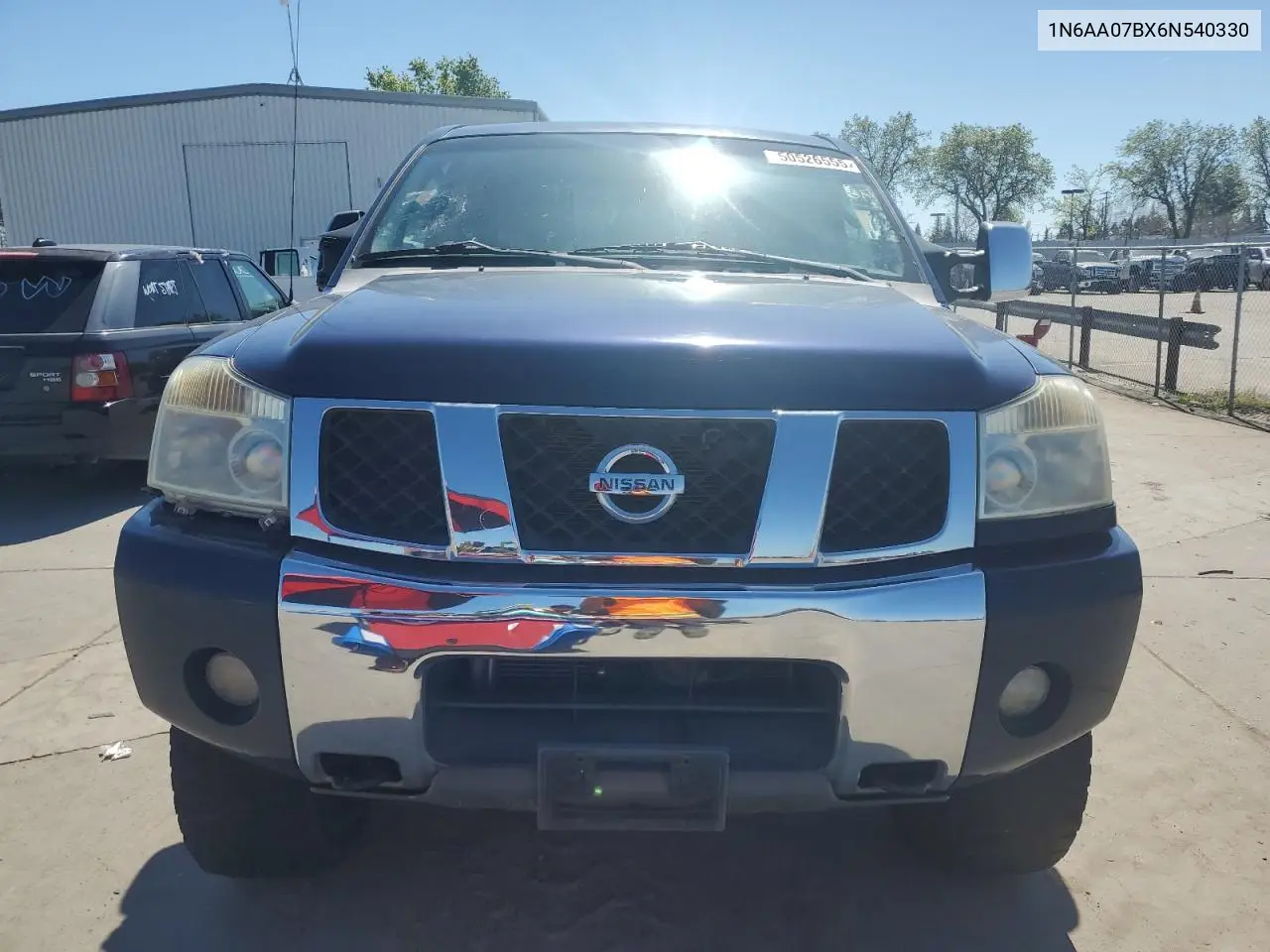 2006 Nissan Titan Xe VIN: 1N6AA07BX6N540330 Lot: 50526555