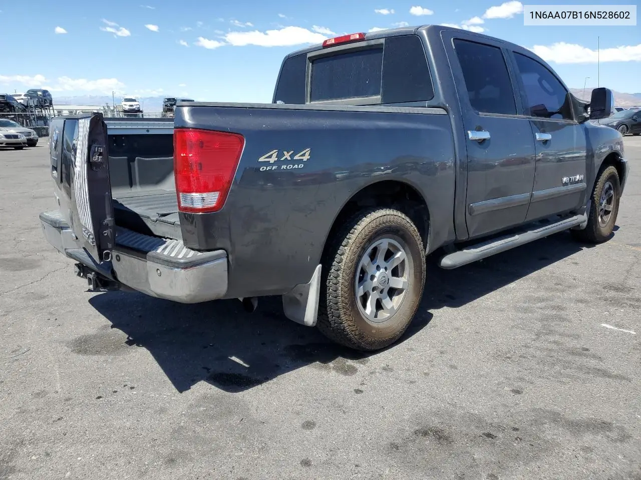 2006 Nissan Titan Xe VIN: 1N6AA07B16N528602 Lot: 55175015