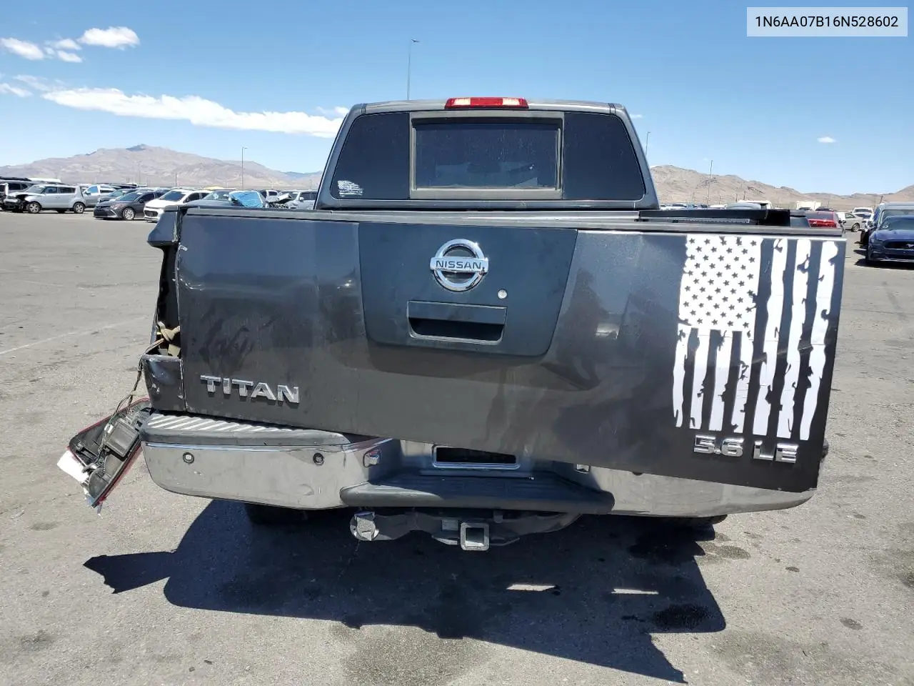2006 Nissan Titan Xe VIN: 1N6AA07B16N528602 Lot: 55175015