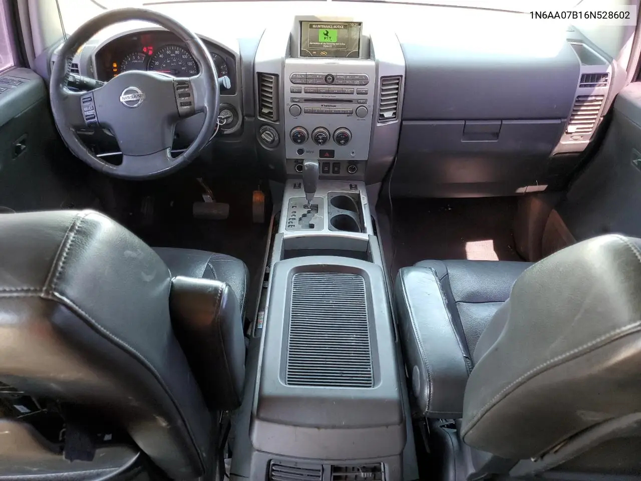 2006 Nissan Titan Xe VIN: 1N6AA07B16N528602 Lot: 55175015