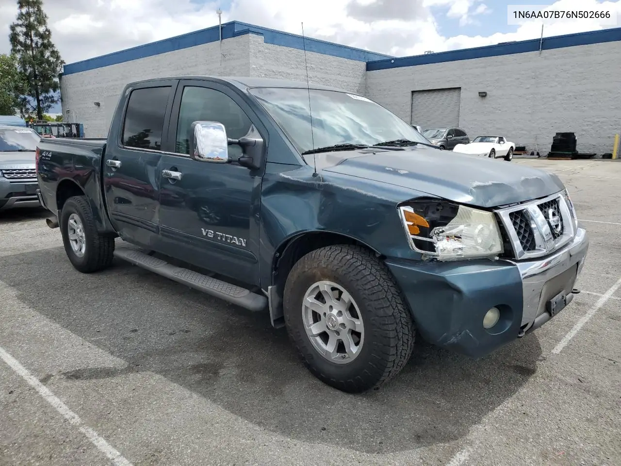 2006 Nissan Titan Xe VIN: 1N6AA07B76N502666 Lot: 56917515