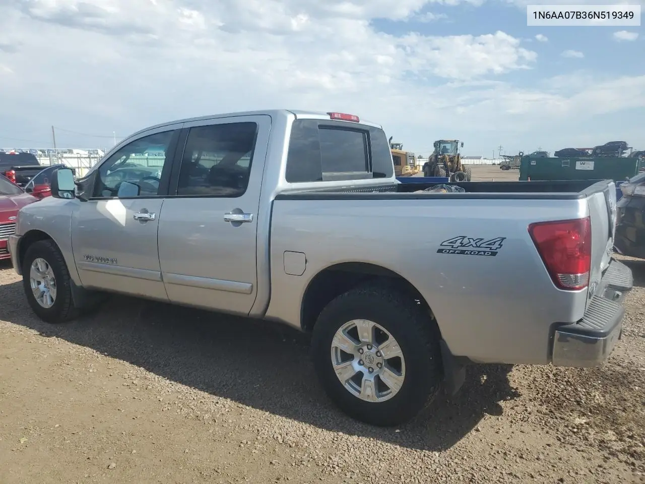 2006 Nissan Titan Xe VIN: 1N6AA07B36N519349 Lot: 62699735