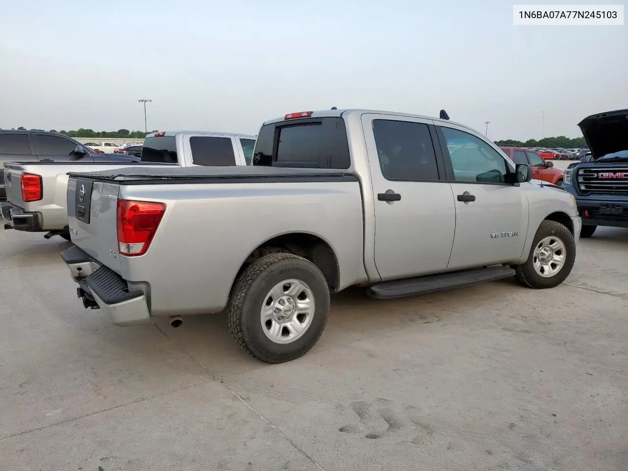 2007 Nissan Titan Xe VIN: 1N6BA07A77N245103 Lot: 56410155