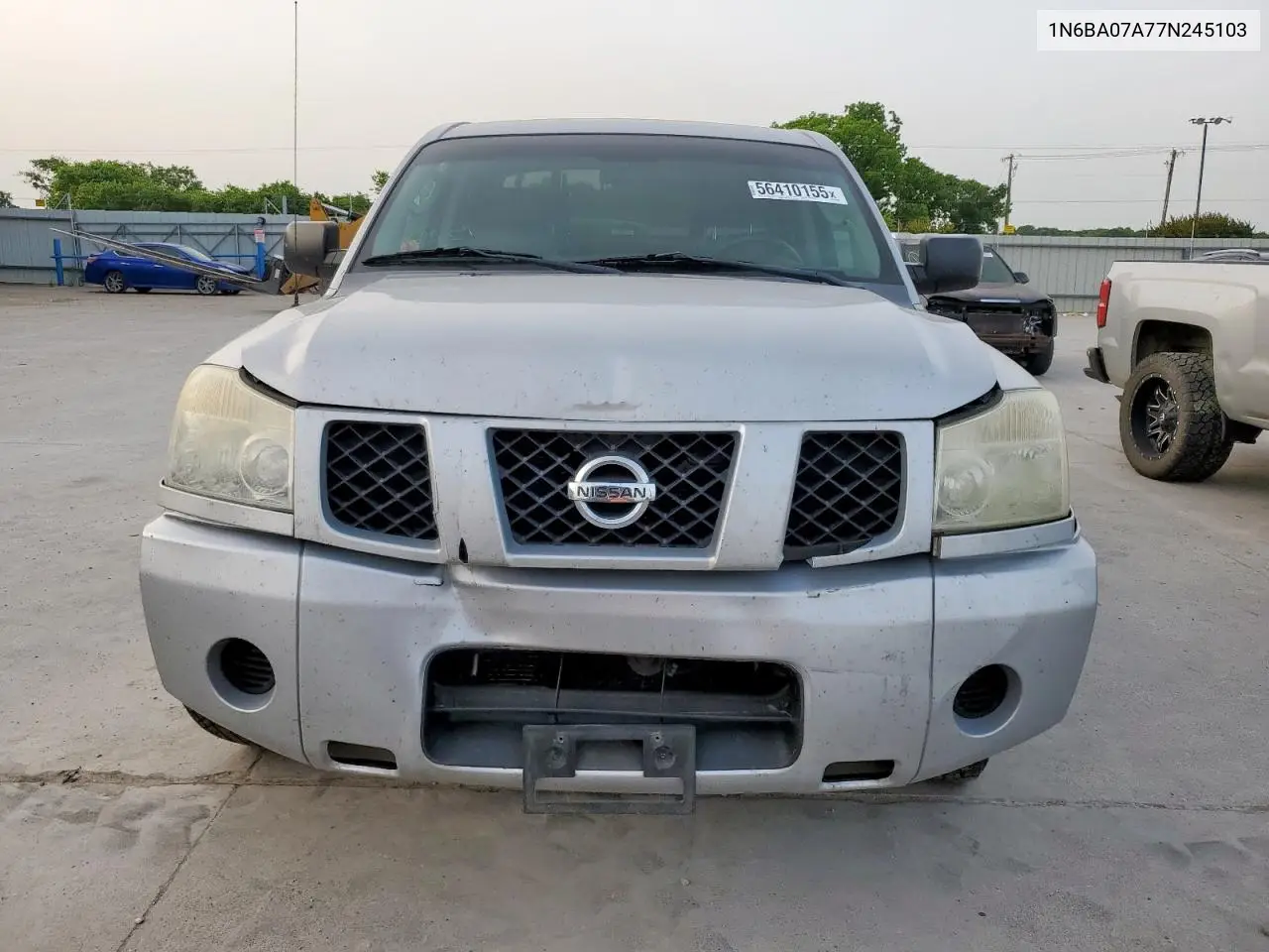 2007 Nissan Titan Xe VIN: 1N6BA07A77N245103 Lot: 56410155