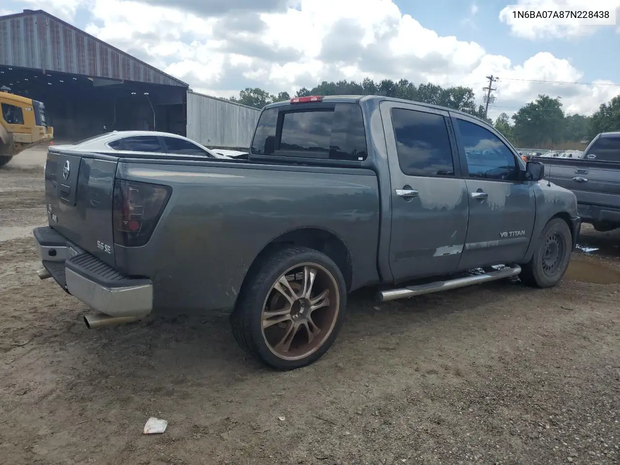 2007 Nissan Titan Xe VIN: 1N6BA07A87N228438 Lot: 56643795