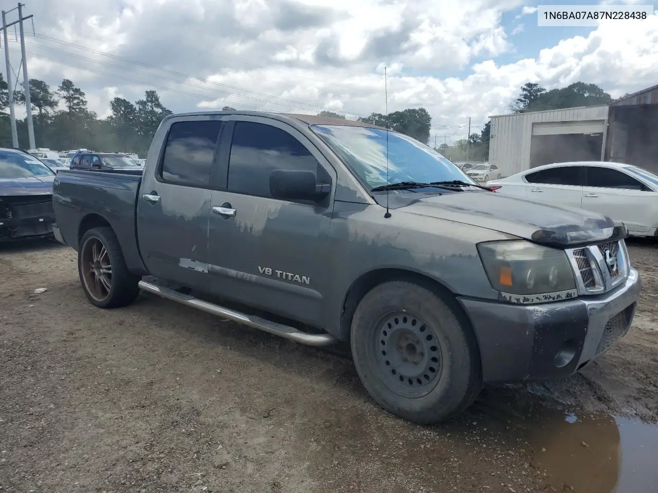 2007 Nissan Titan Xe VIN: 1N6BA07A87N228438 Lot: 56643795