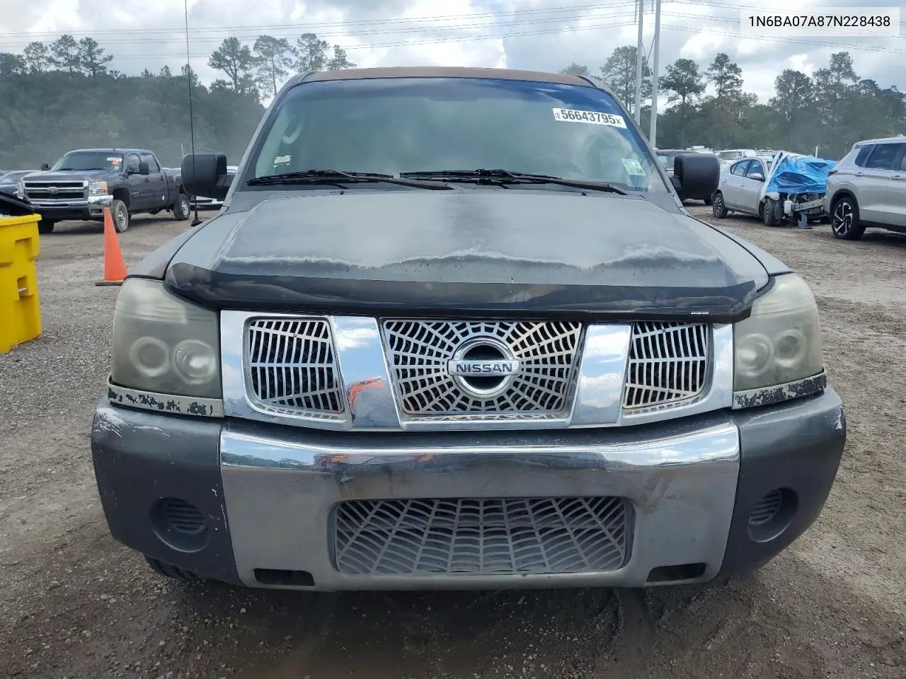 2007 Nissan Titan Xe VIN: 1N6BA07A87N228438 Lot: 56643795