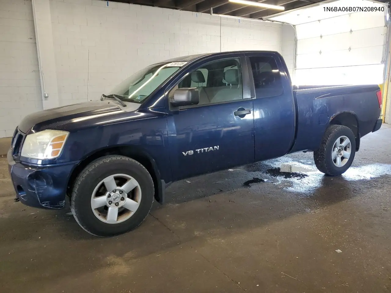 2007 Nissan Titan Xe VIN: 1N6BA06B07N208940 Lot: 62581235