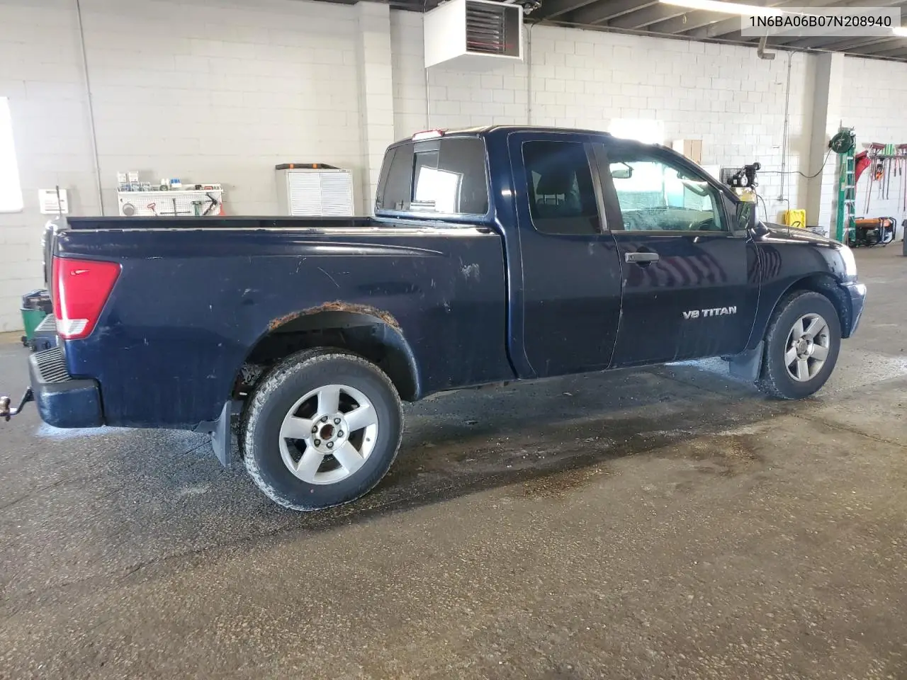 2007 Nissan Titan Xe VIN: 1N6BA06B07N208940 Lot: 62581235