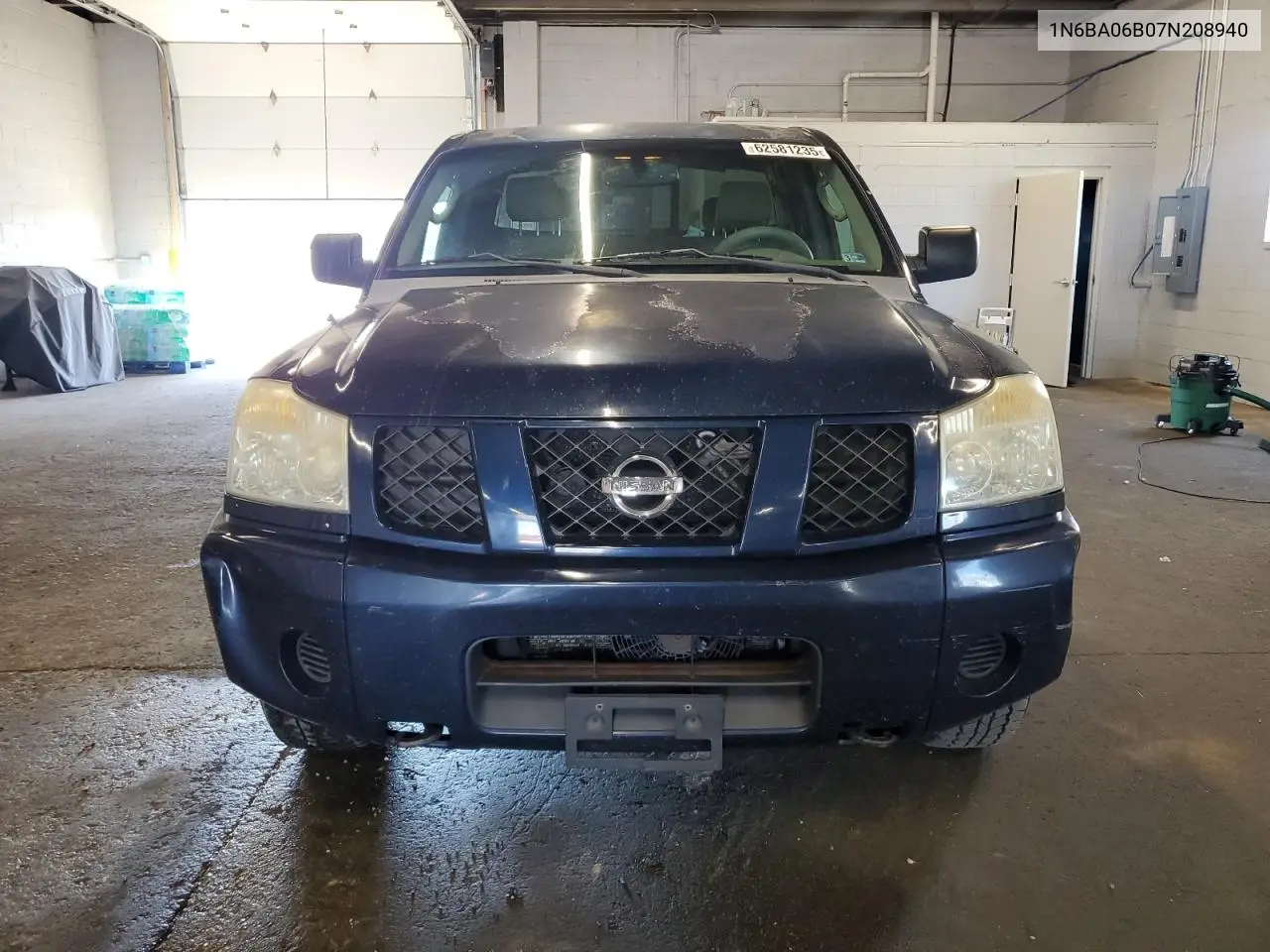 2007 Nissan Titan Xe VIN: 1N6BA06B07N208940 Lot: 62581235