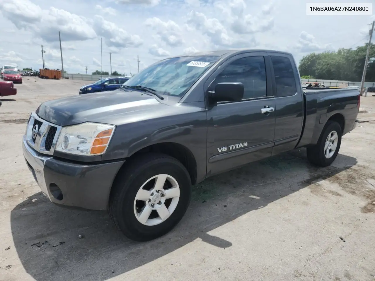 2007 Nissan Titan Xe VIN: 1N6BA06A27N240800 Lot: 63358835