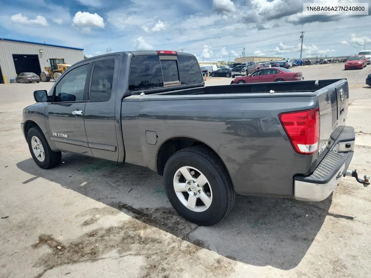 2007 Nissan Titan Xe VIN: 1N6BA06A27N240800 Lot: 63358835