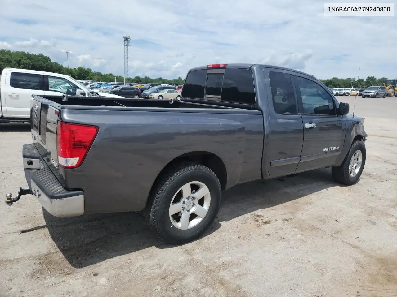 2007 Nissan Titan Xe VIN: 1N6BA06A27N240800 Lot: 63358835
