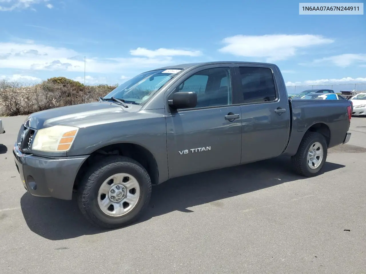 2007 Nissan Titan Xe VIN: 1N6AA07A67N244911 Lot: 63486445