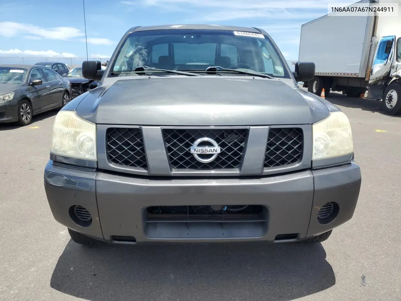 2007 Nissan Titan Xe VIN: 1N6AA07A67N244911 Lot: 63486445