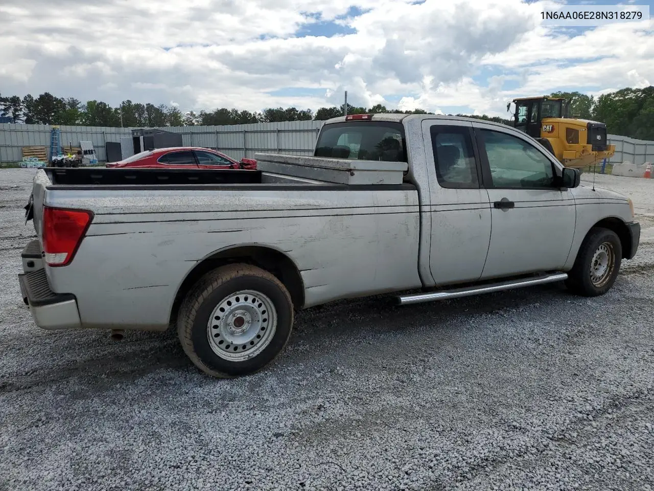 2008 Nissan Titan Xe VIN: 1N6AA06E28N318279 Lot: 56595225