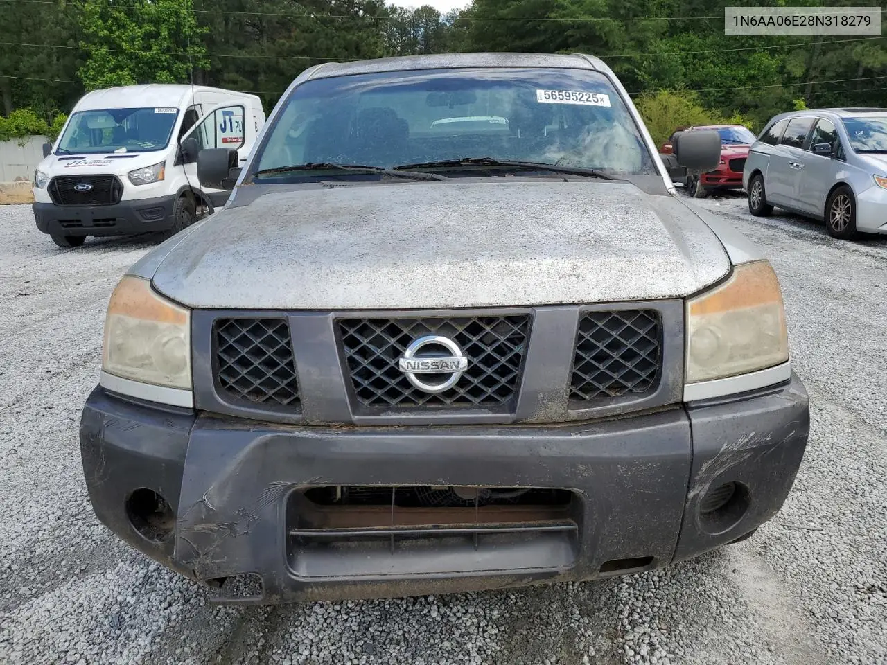 2008 Nissan Titan Xe VIN: 1N6AA06E28N318279 Lot: 56595225