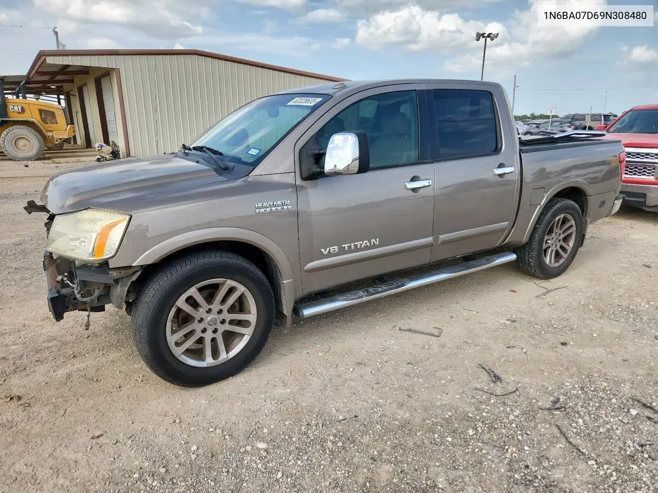 2009 Nissan Titan Xe VIN: 1N6BA07D69N308480 Lot: 62328635