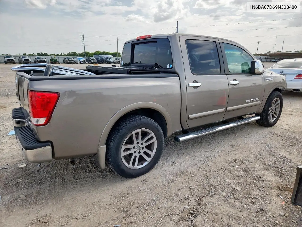 2009 Nissan Titan Xe VIN: 1N6BA07D69N308480 Lot: 62328635