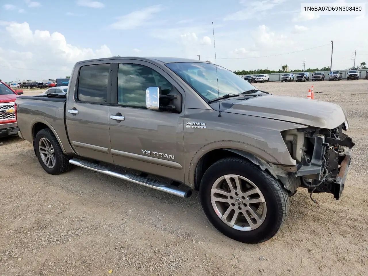 2009 Nissan Titan Xe VIN: 1N6BA07D69N308480 Lot: 62328635