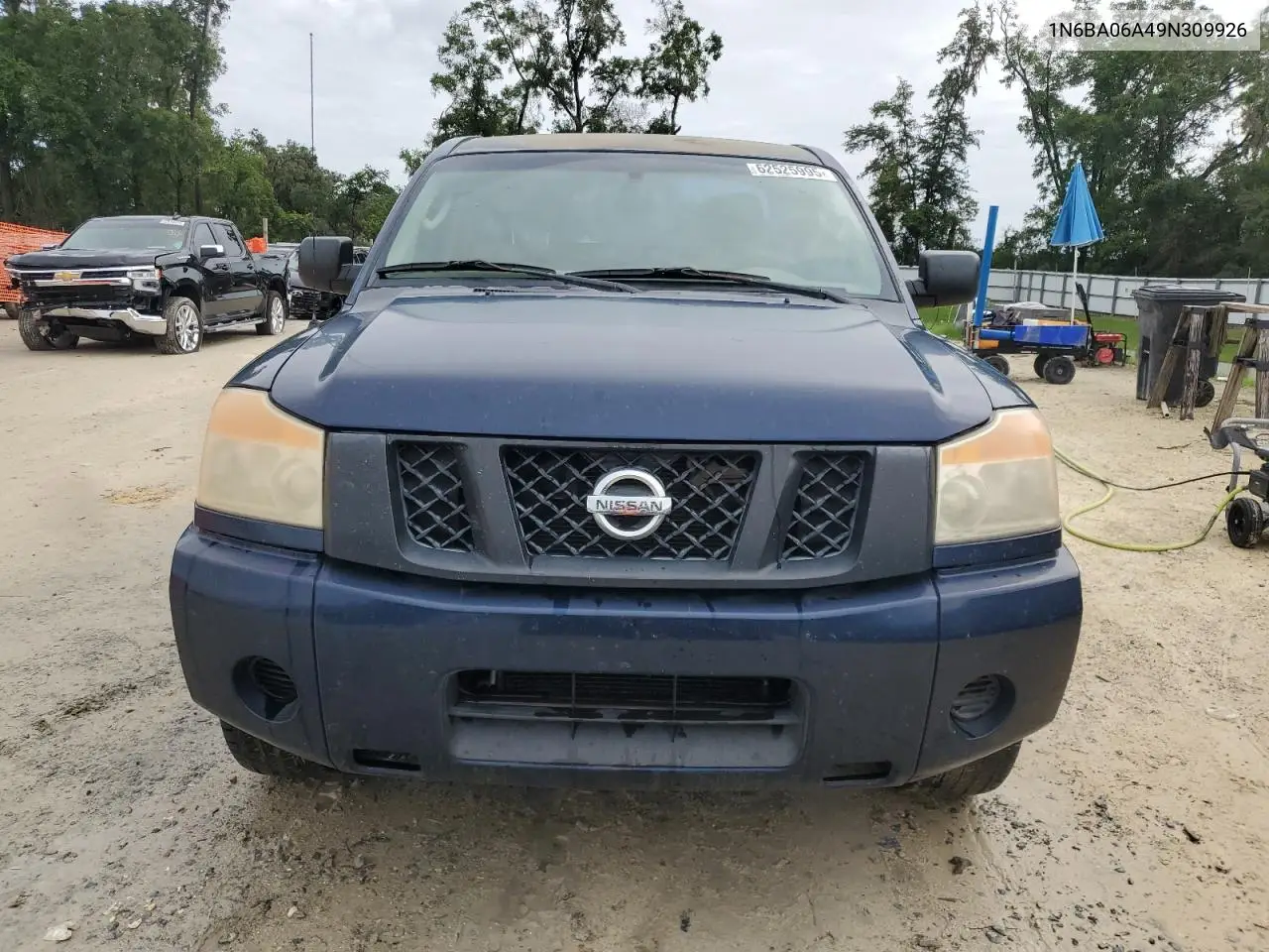 2009 Nissan Titan Xe VIN: 1N6BA06A49N309926 Lot: 62525995