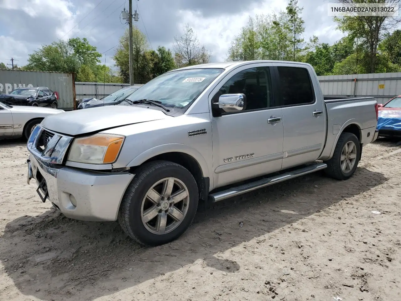 2010 Nissan Titan Xe VIN: 1N6BA0ED2AN313022 Lot: 51222275