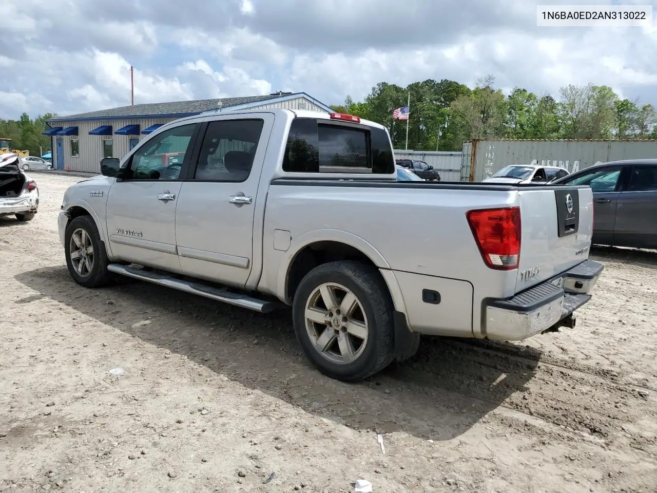 2010 Nissan Titan Xe VIN: 1N6BA0ED2AN313022 Lot: 51222275