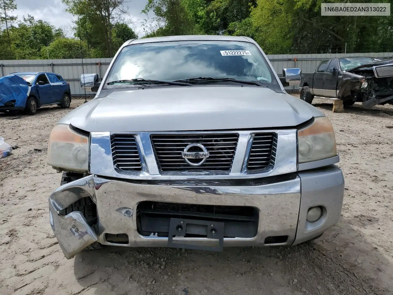 2010 Nissan Titan Xe VIN: 1N6BA0ED2AN313022 Lot: 51222275