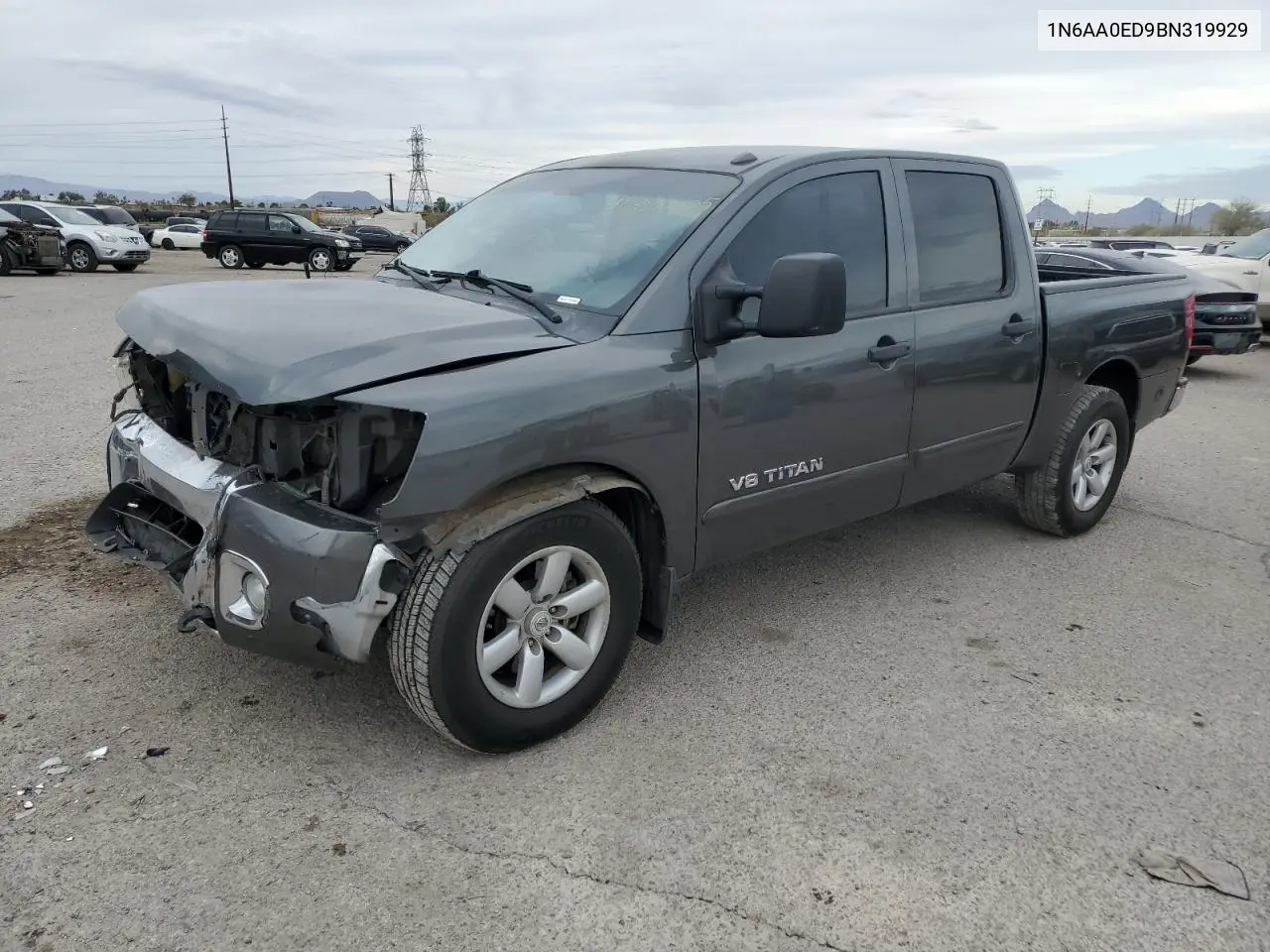 2011 Nissan Titan S VIN: 1N6AA0ED9BN319929 Lot: 45452305