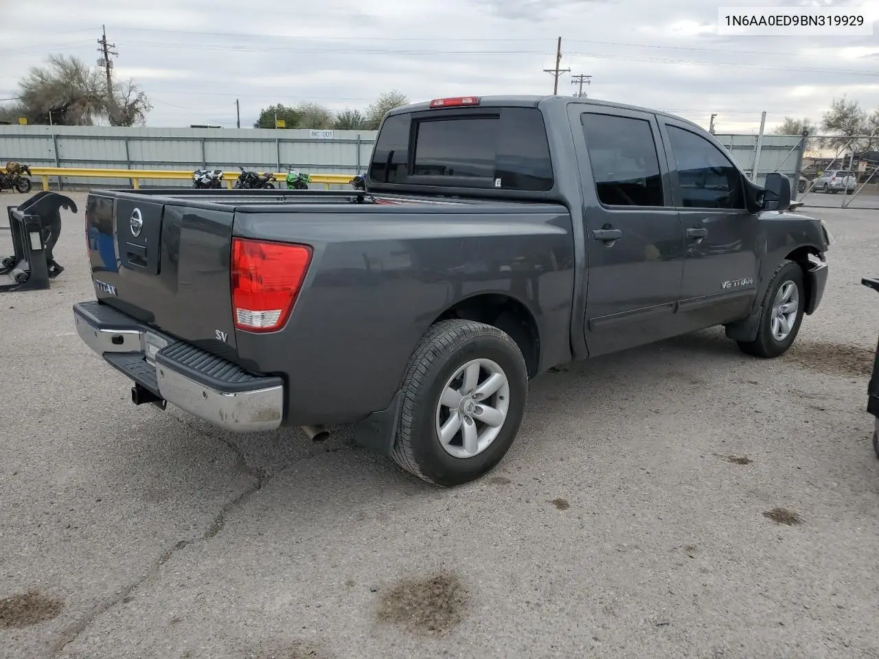 2011 Nissan Titan S VIN: 1N6AA0ED9BN319929 Lot: 45452305