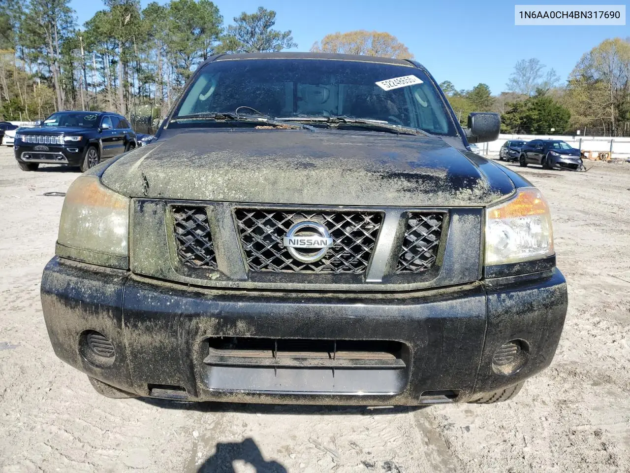 2011 Nissan Titan S VIN: 1N6AA0CH4BN317690 Lot: 52248655