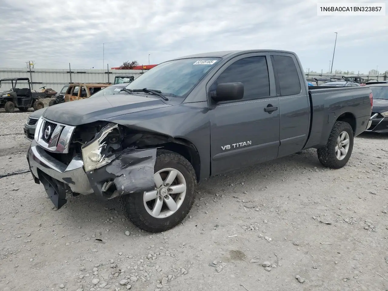 2011 Nissan Titan S VIN: 1N6BA0CA1BN323857 Lot: 53105165