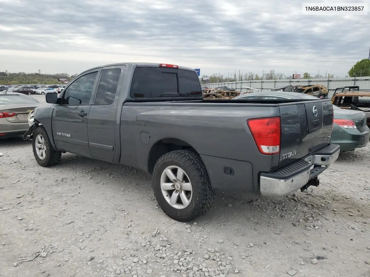 2011 Nissan Titan S VIN: 1N6BA0CA1BN323857 Lot: 53105165