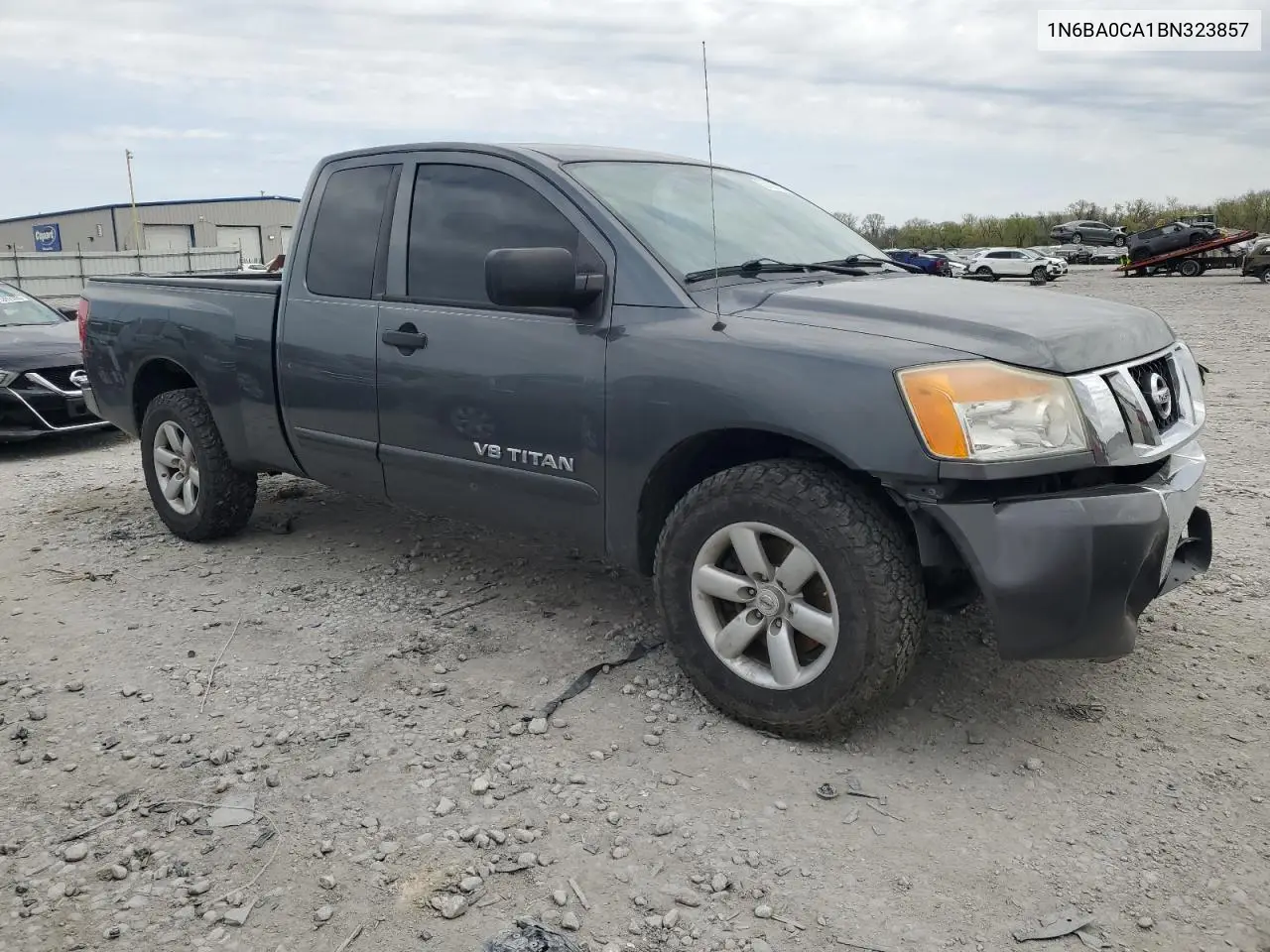 2011 Nissan Titan S VIN: 1N6BA0CA1BN323857 Lot: 53105165