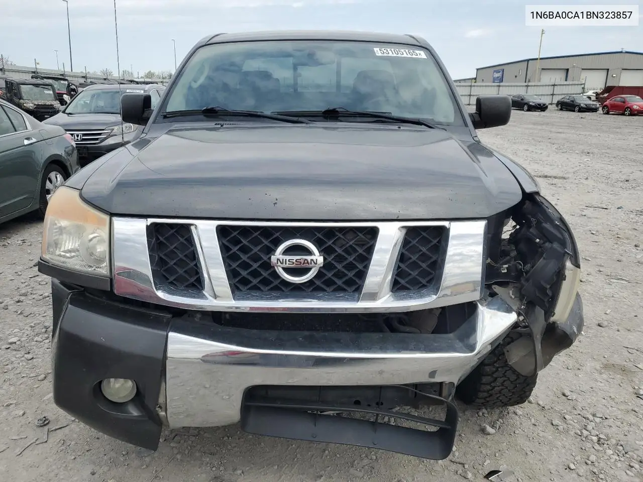 2011 Nissan Titan S VIN: 1N6BA0CA1BN323857 Lot: 53105165