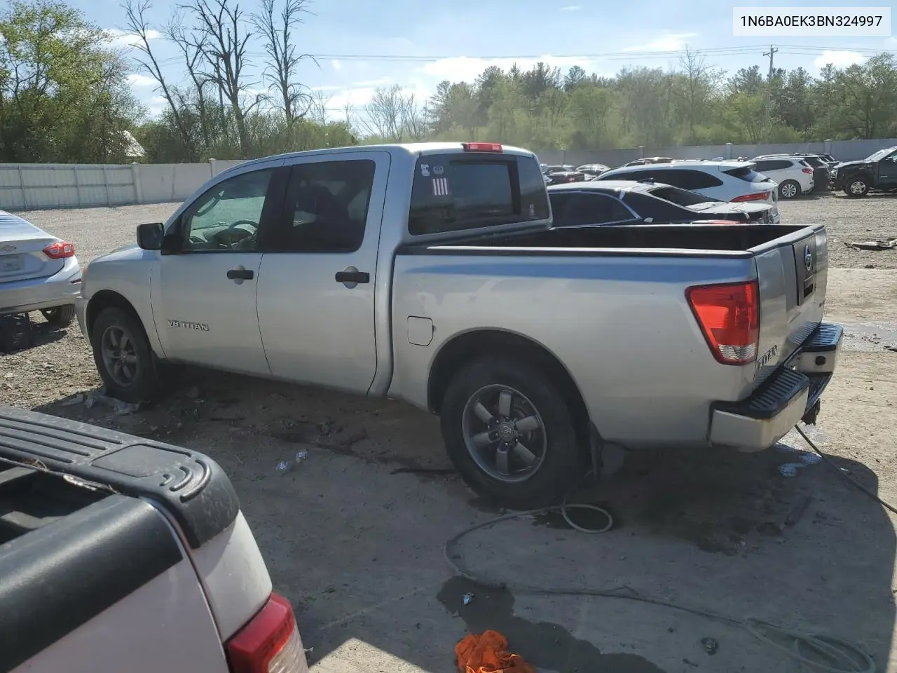 2011 Nissan Titan S VIN: 1N6BA0EK3BN324997 Lot: 56333385