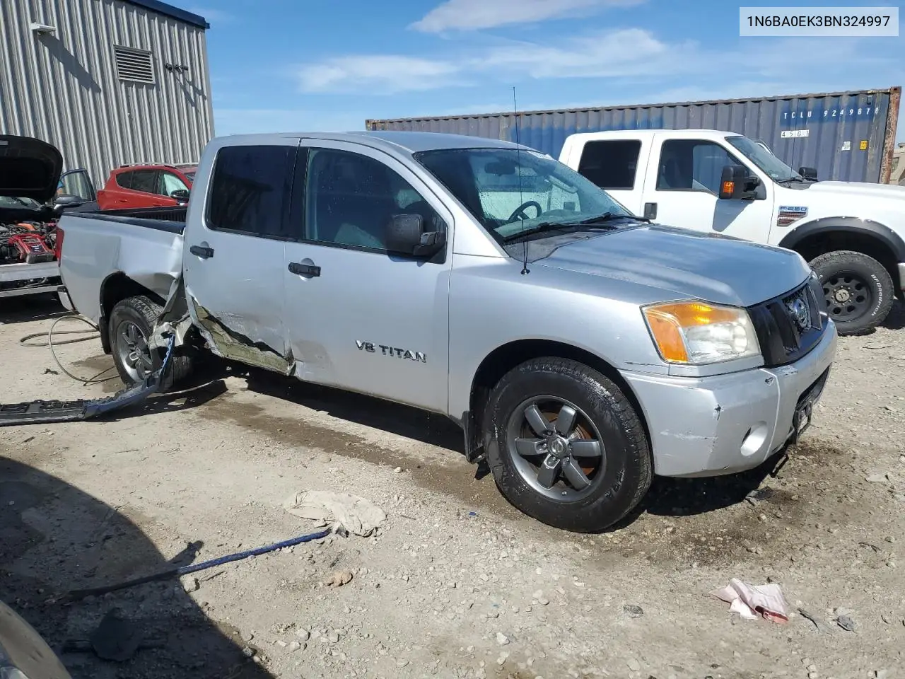 2011 Nissan Titan S VIN: 1N6BA0EK3BN324997 Lot: 56333385